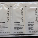 Picture of my Mary Kay Satin Hands Free Sample