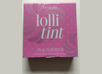 Picture of my Benefit Lollitint Lip and Cheek Stain Free Sample